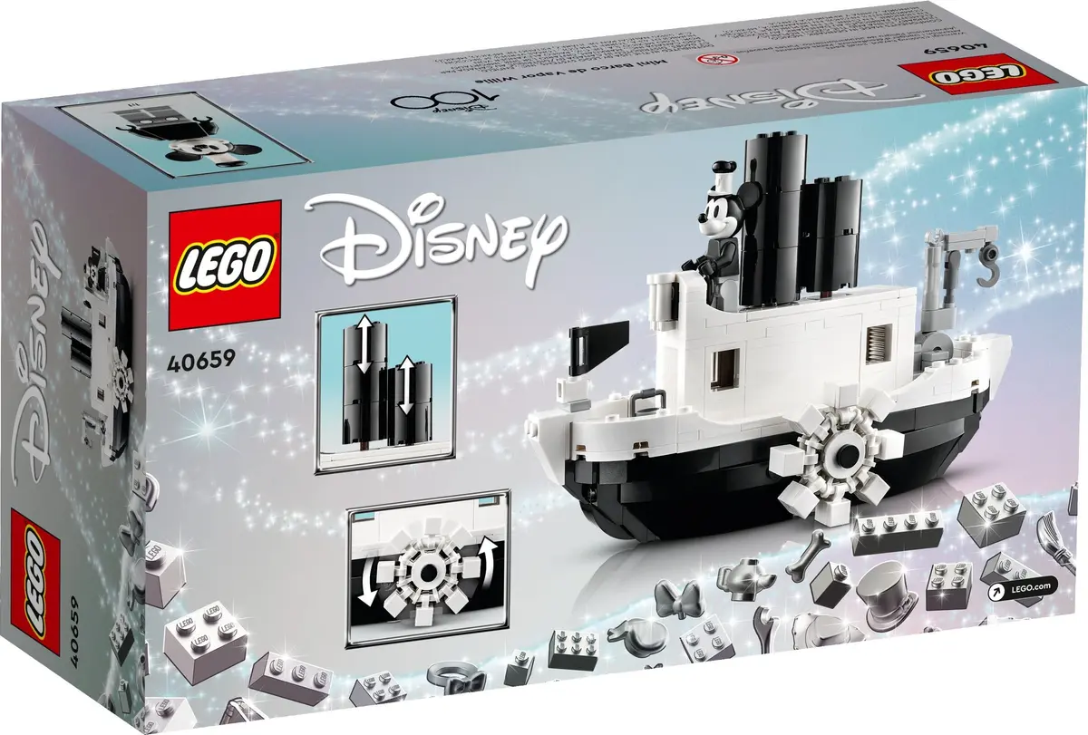 LEGO Disney 40659 Mini Steamboat Willie set, image 3