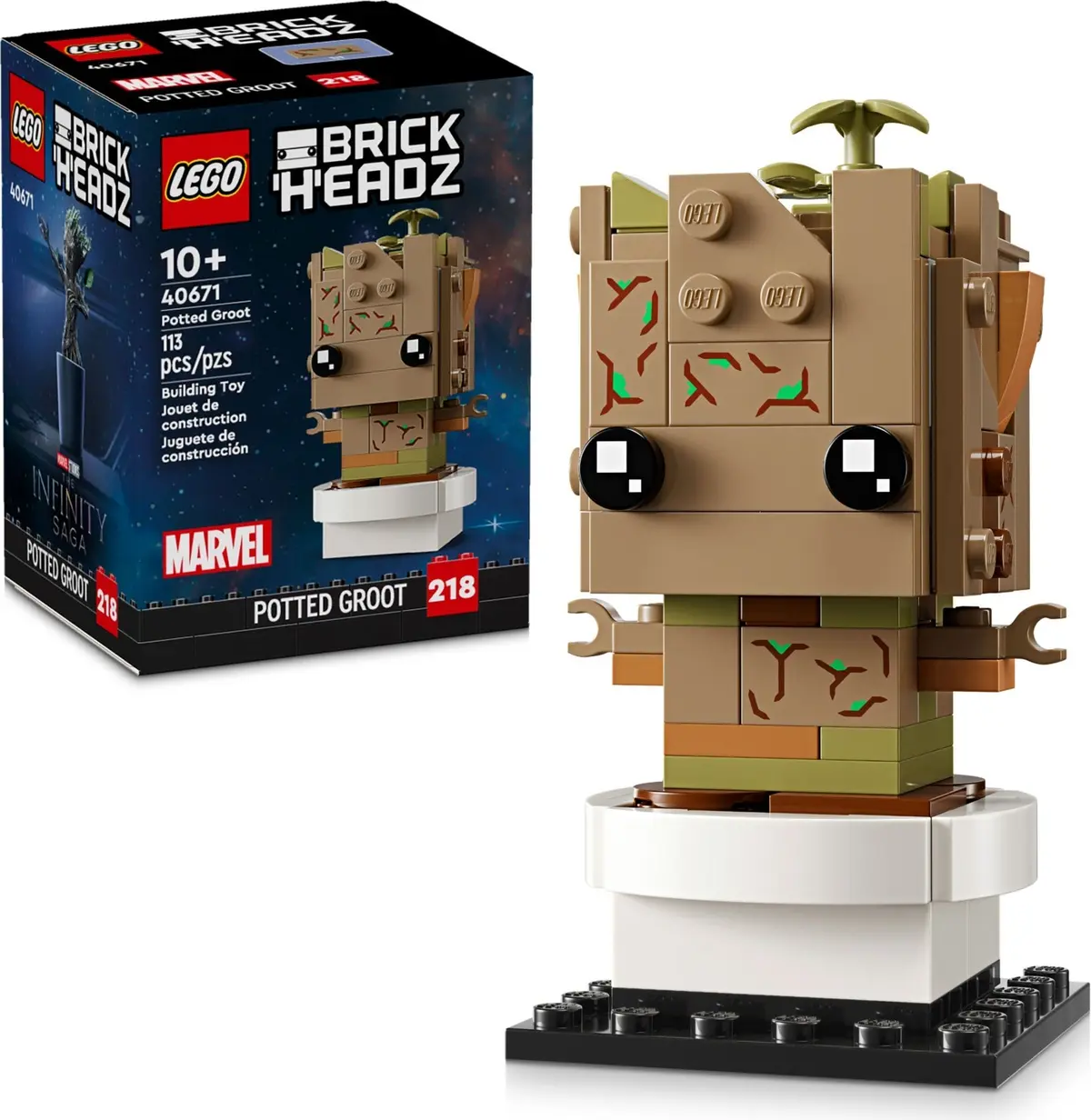LEGO BrickHeadz 40671 Potted Groot set, image 2