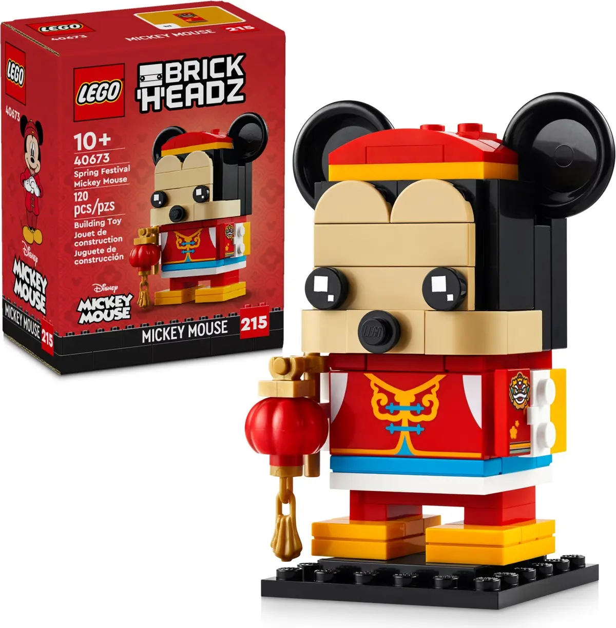 LEGO BrickHeadz 40673 Spring Festival Mickey Mouse set, image 2