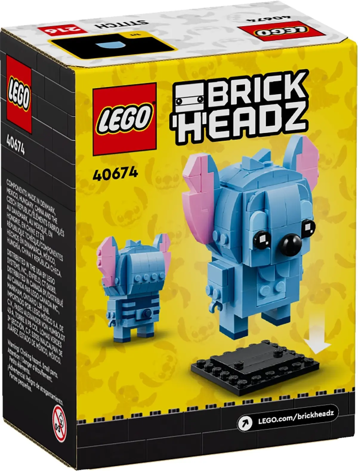 LEGO BrickHeadz 40674 Stitch set, image 3