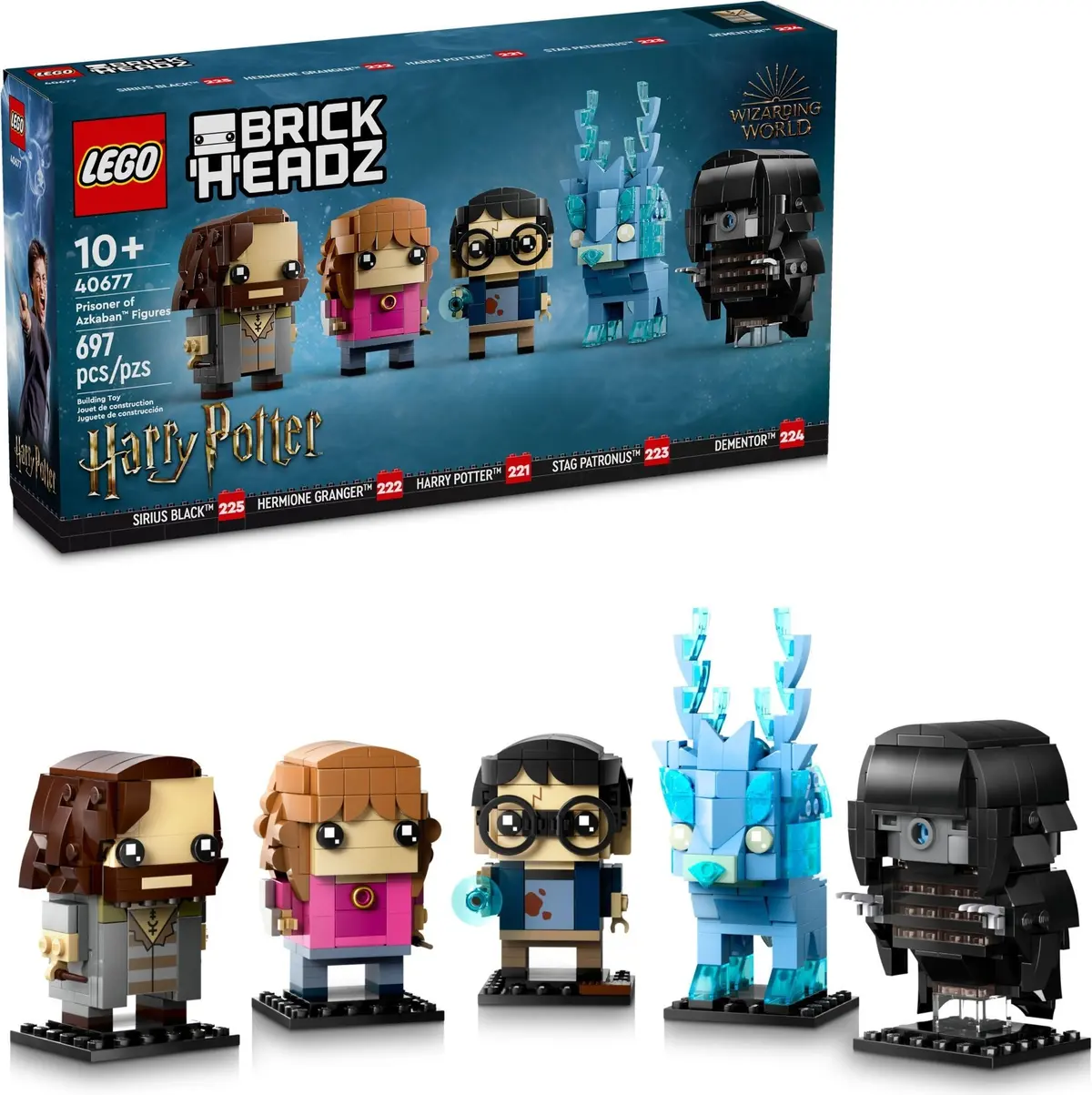 LEGO BrickHeadz 40677 Prisoner of Azkaban Figures set, image 2