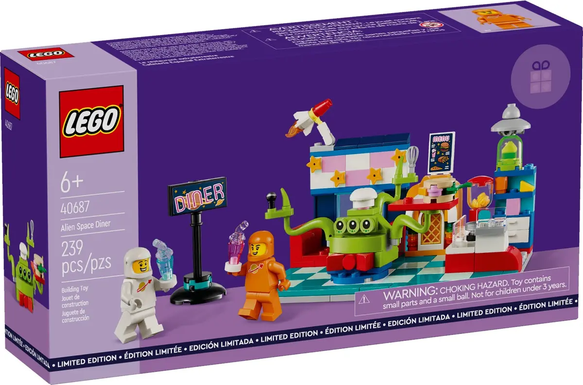 LEGO Promotional 40687 Alien Space Diner set, image 2