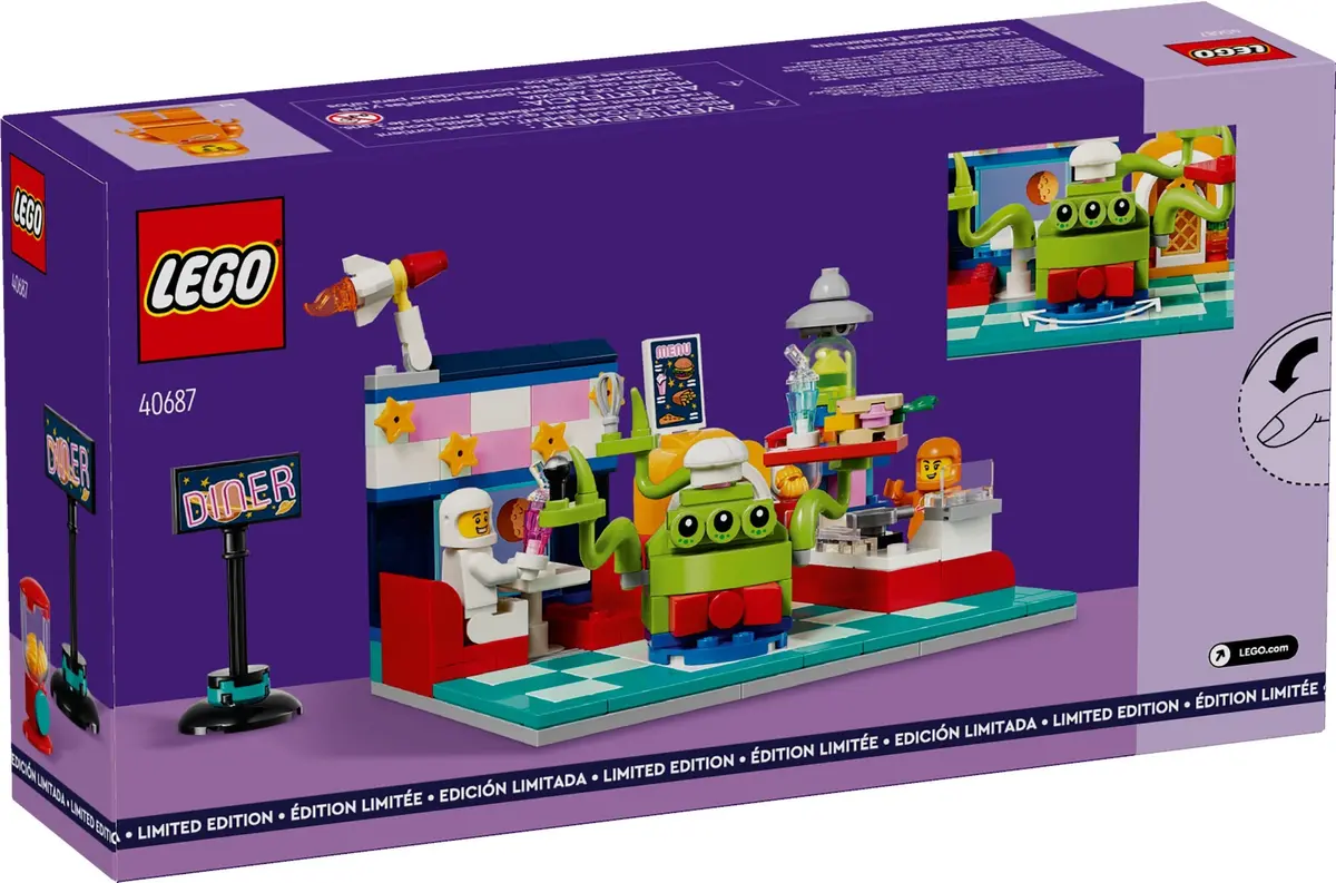 LEGO Promotional 40687 Alien Space Diner set, image 3
