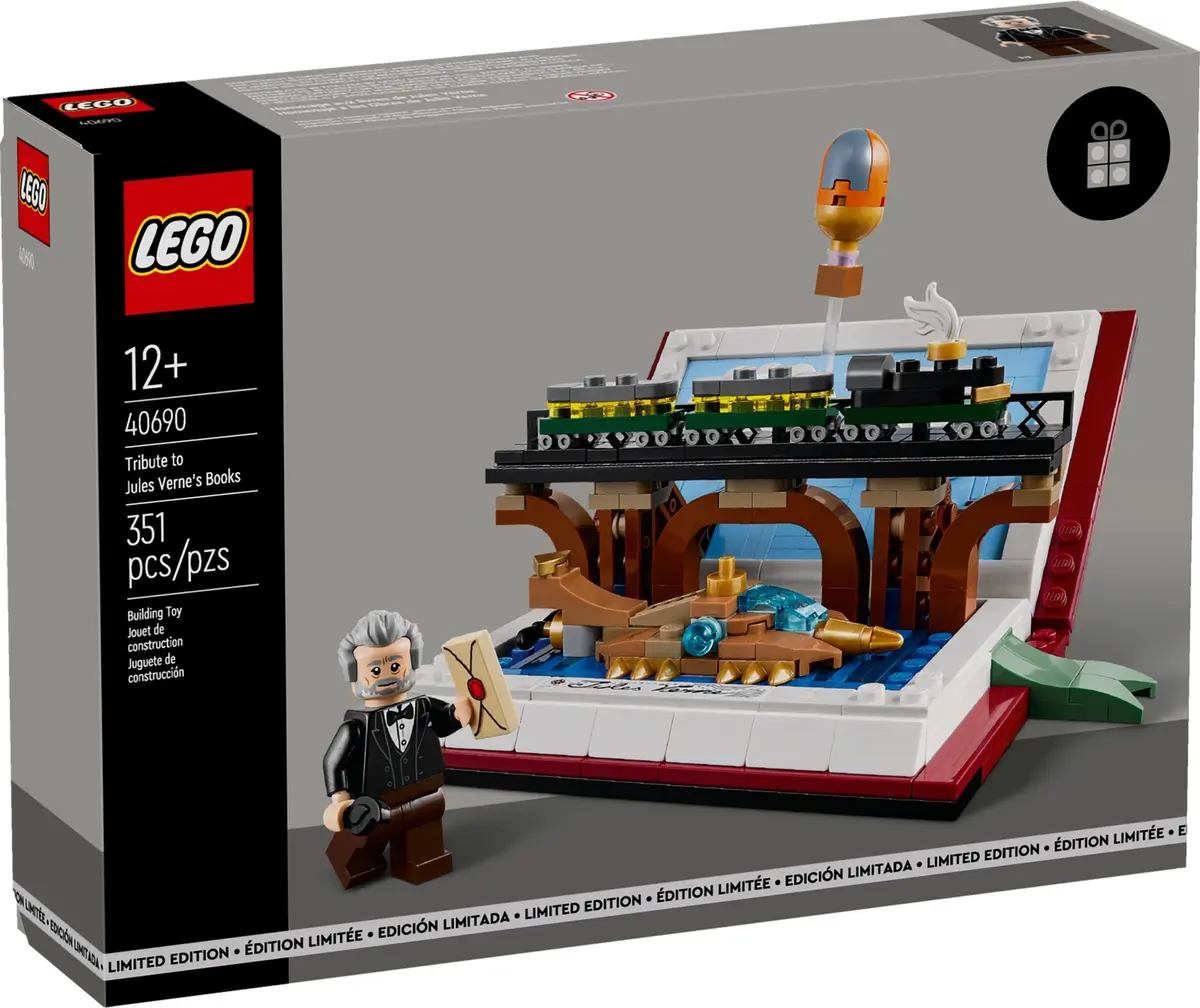 LEGO Promotional 40690 Tribute to Jules Verne's Books set, image 3