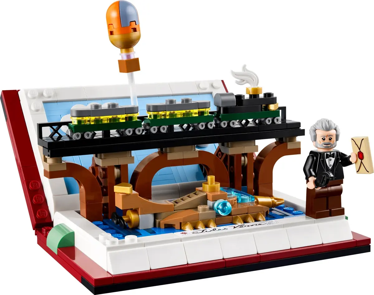 LEGO Promotional 40690 Tribute to Jules Verne's Books set, image 2