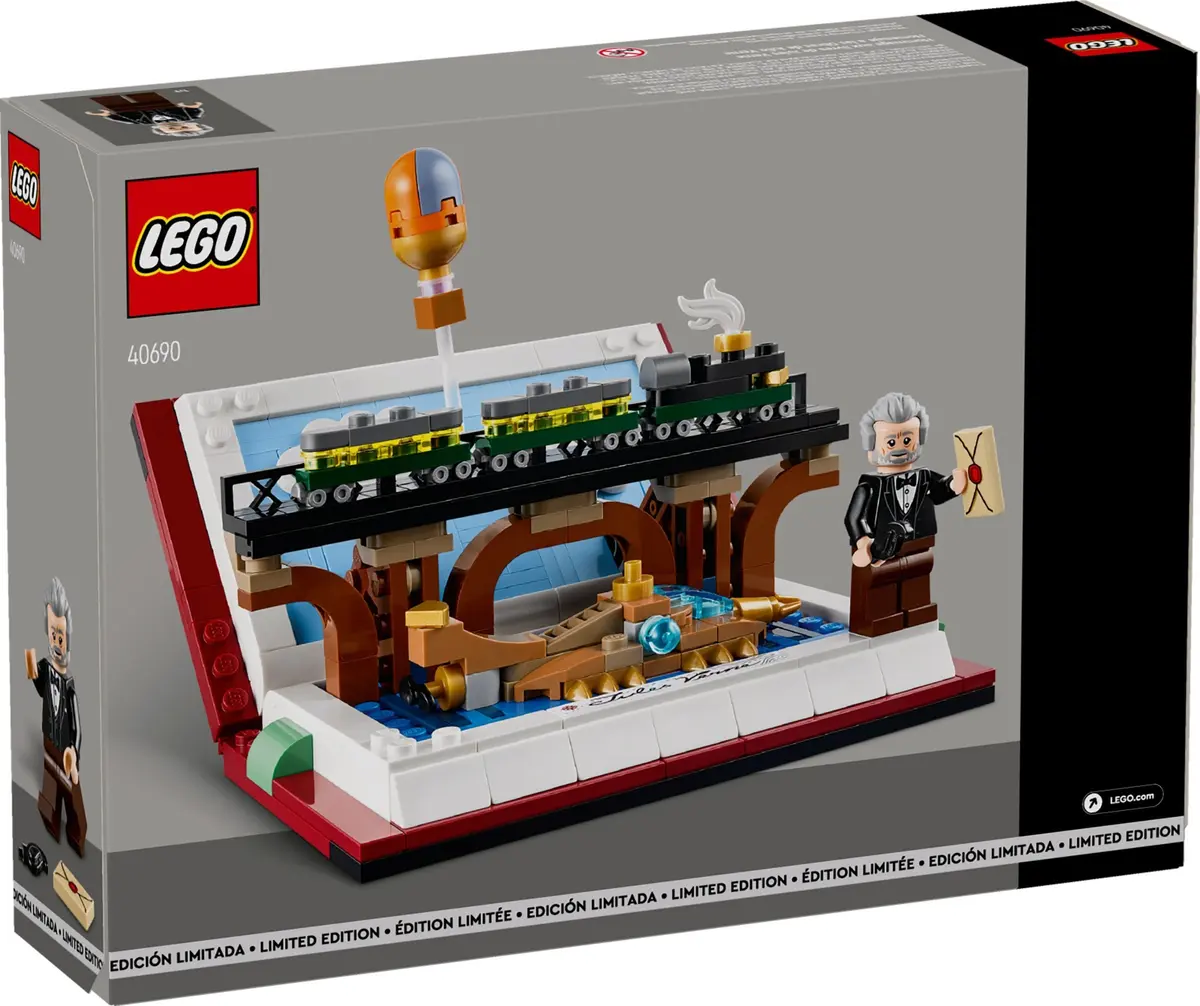LEGO Promotional 40690 Tribute to Jules Verne's Books set, image 4