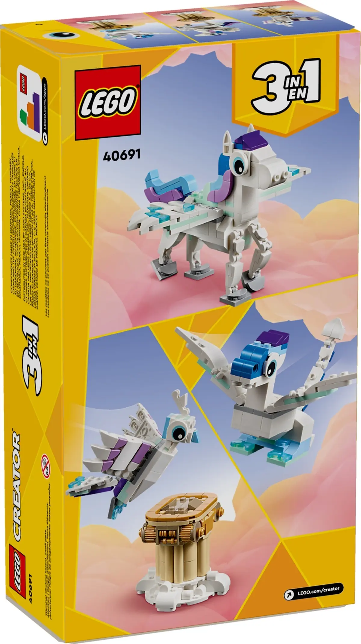 LEGO Creator 40691 Mythical Pegasus set, image 6