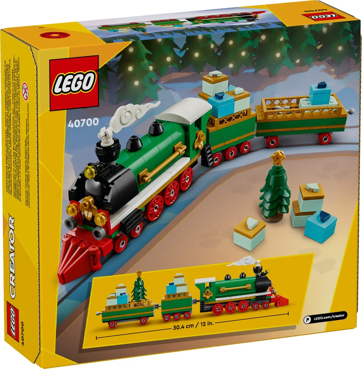 LEGO Creator 40700 Winter Holiday Train set, image 3