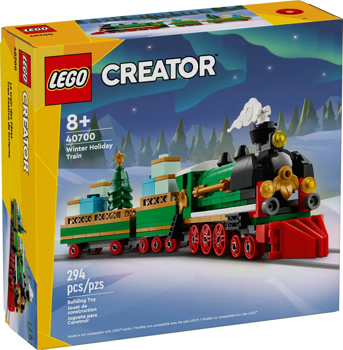 LEGO Creator 40700 Winter Holiday Train set, image 2