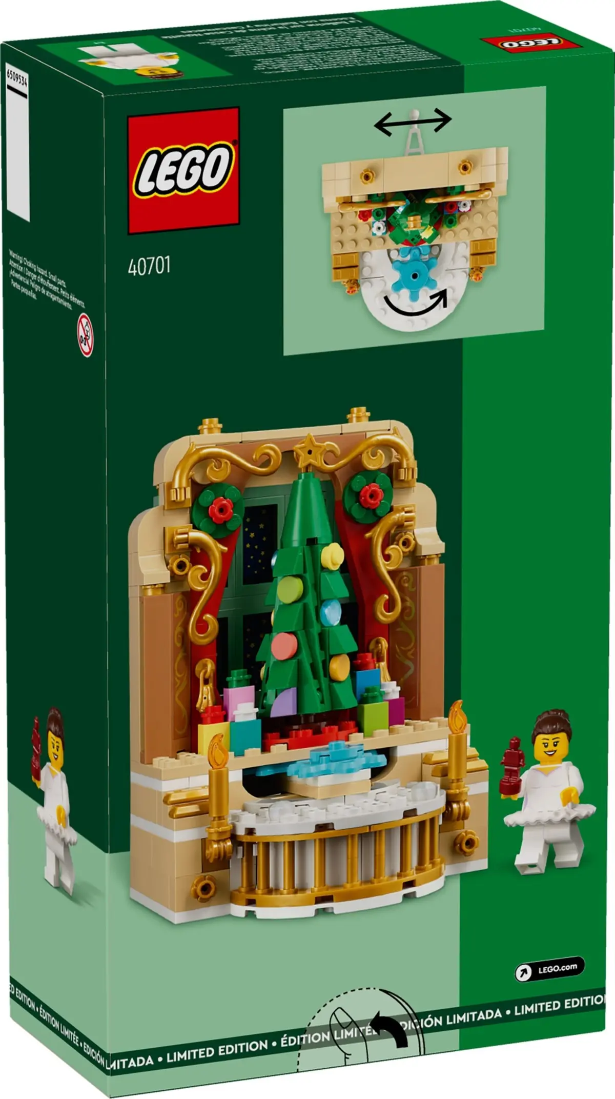 LEGO Seasonal 40701 Ballerina & Nutcracker Scene set, image 3