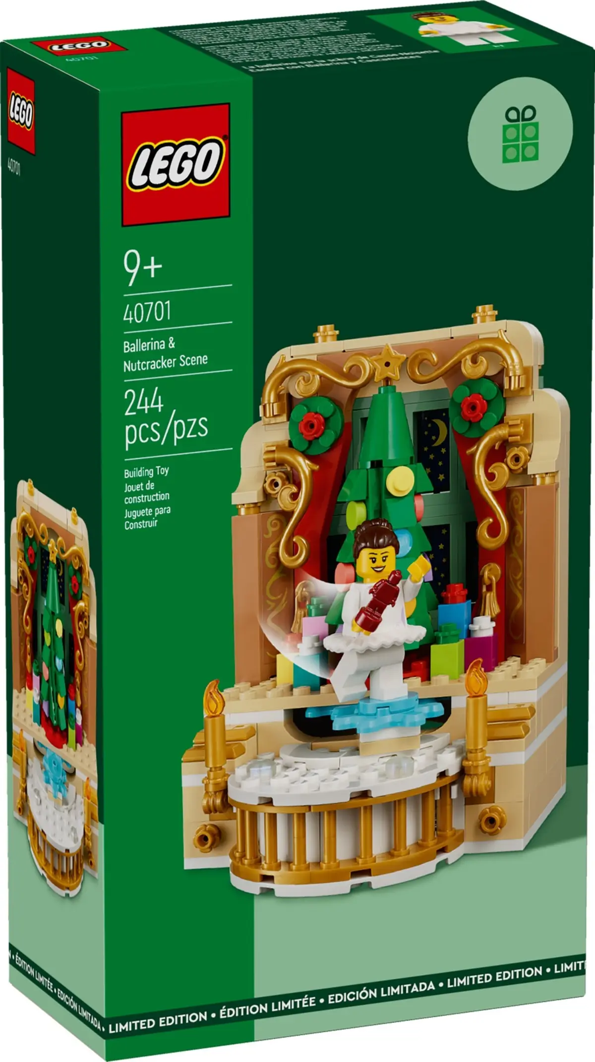 LEGO Seasonal 40701 Ballerina & Nutcracker Scene set, image 2