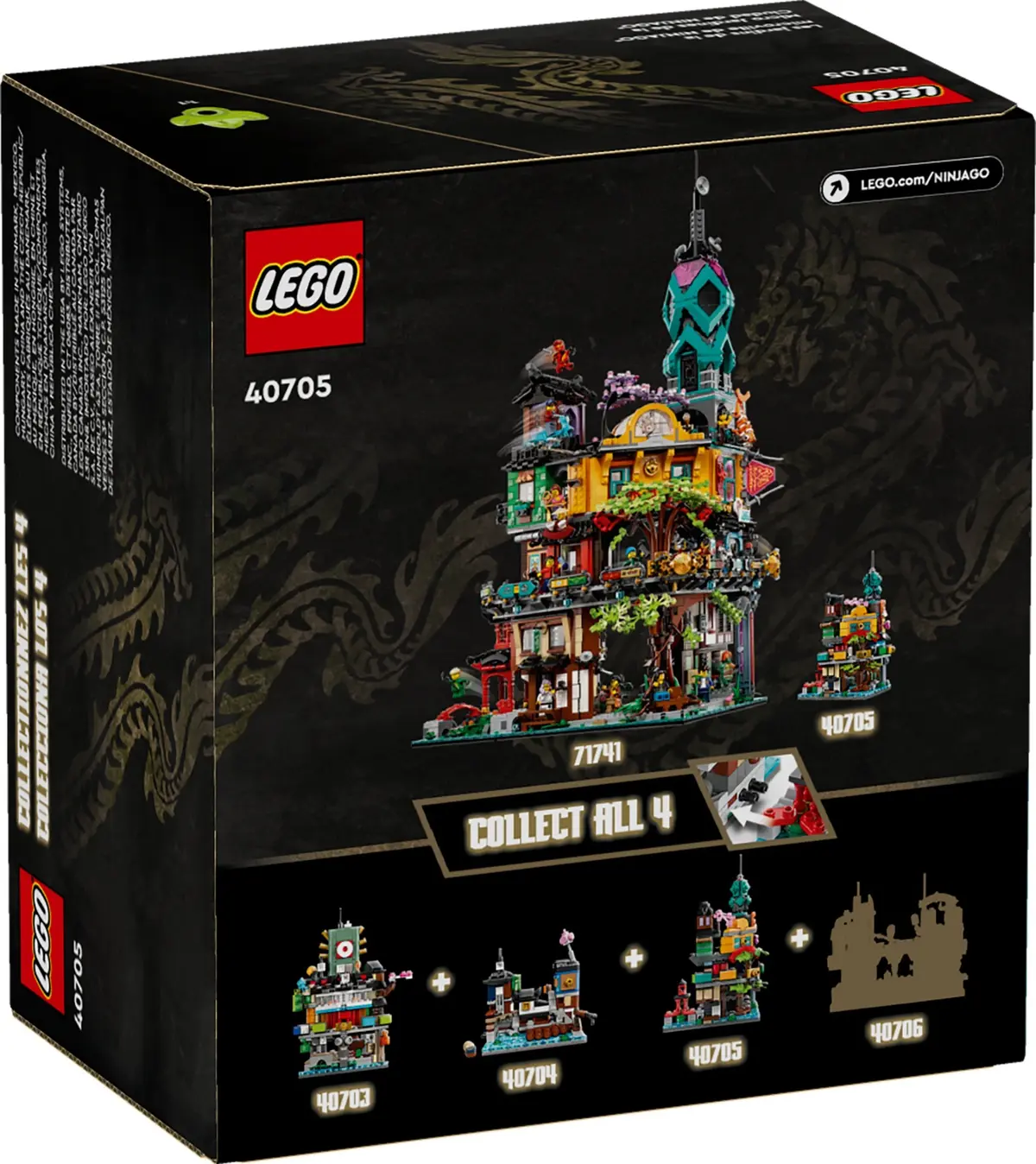 LEGO Ninjago 40705 Micro NINJAGO City Gardens set, image 3