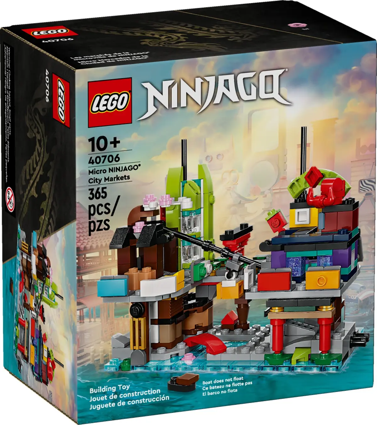 LEGO Ninjago 40706 Micro NINJAGO City Markets set, image 2