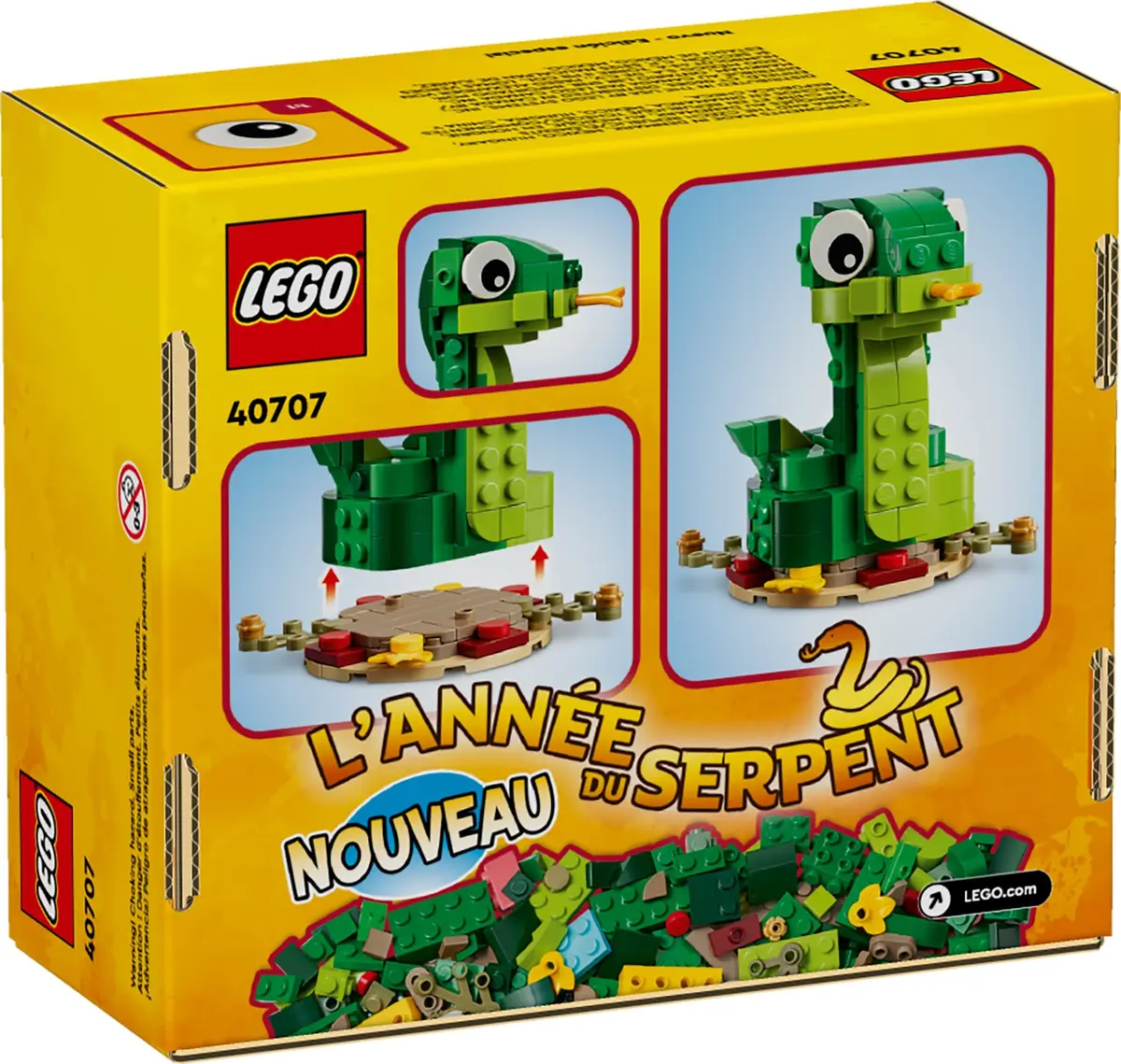 LEGO Seasonal 40707 Year of the Snake set, image 3