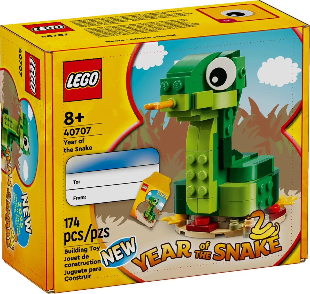 LEGO Seasonal 40707 Year of the Snake set, image 2