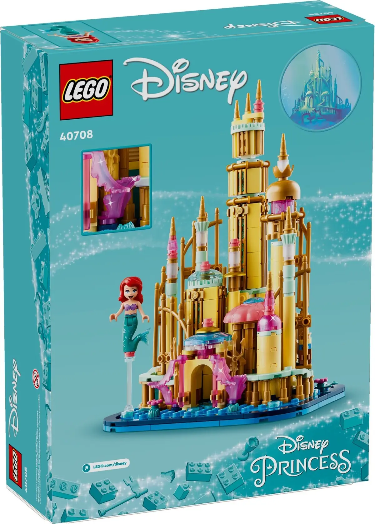 LEGO Disney 40708 Mini Disney Ariel's Castle set, image 3