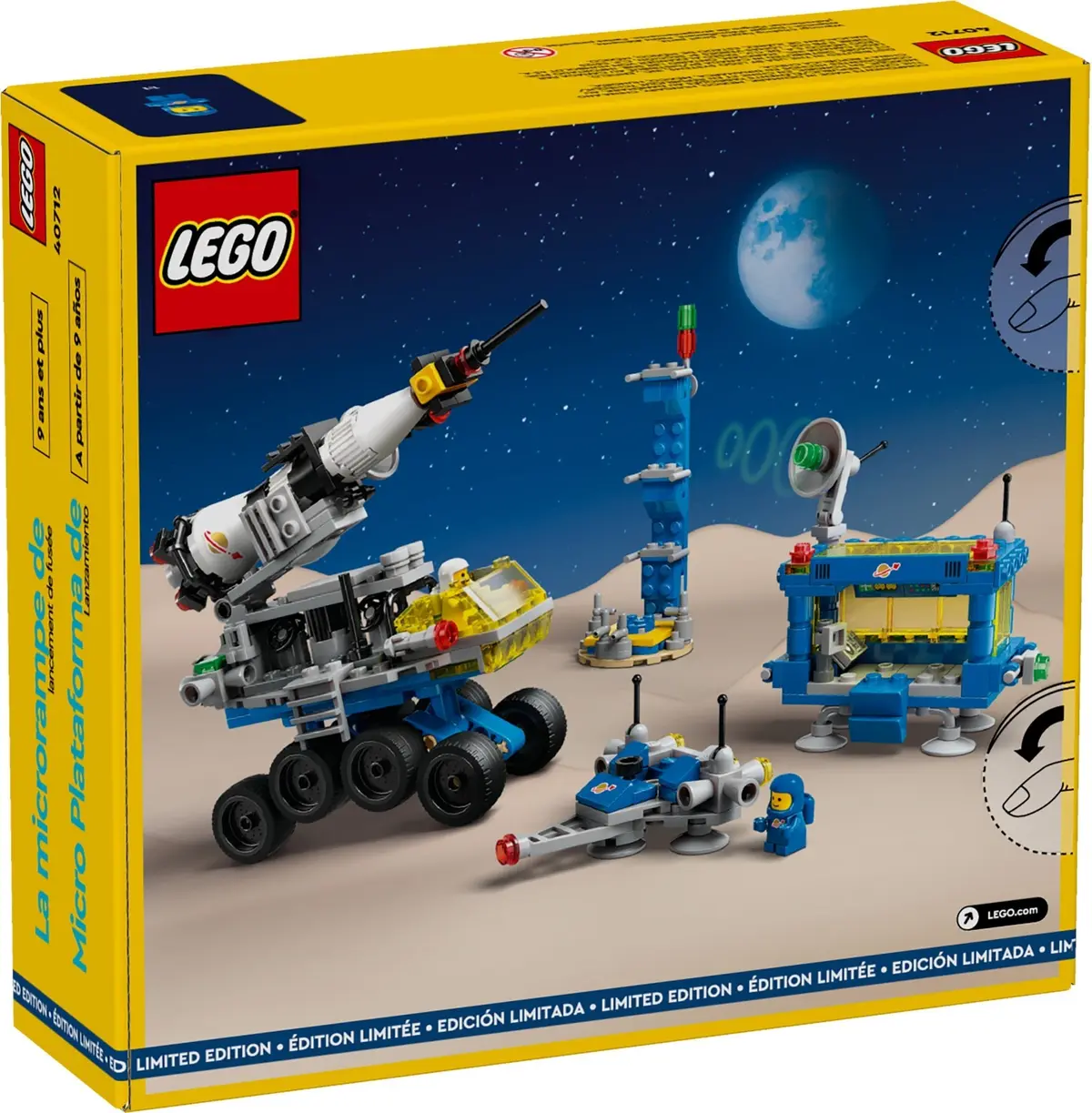 LEGO Icons 40712 Micro Rocket Launchpad set, image 3