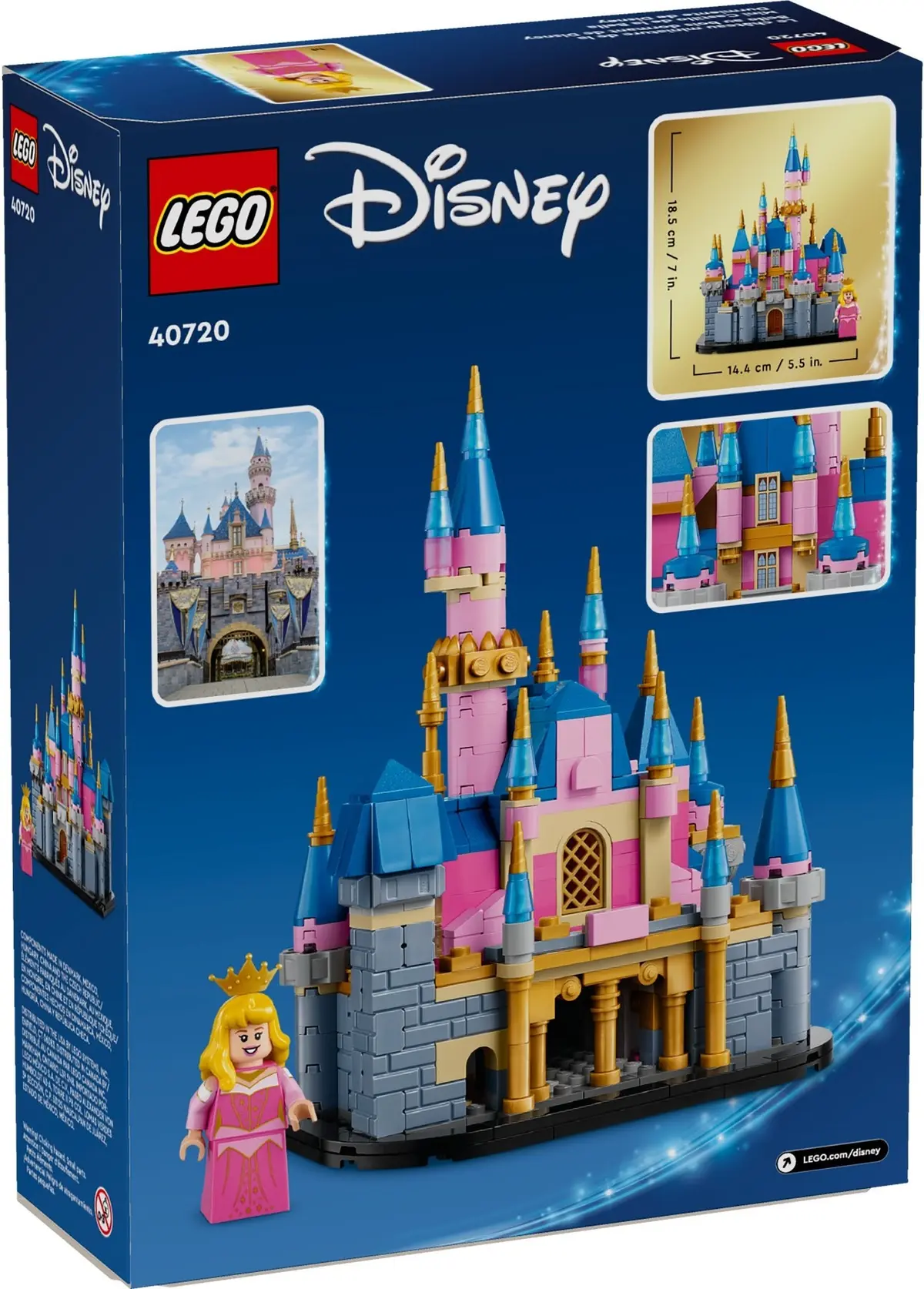 LEGO Disney 40720 Mini Disney Sleeping Beauty Castle set, image 3