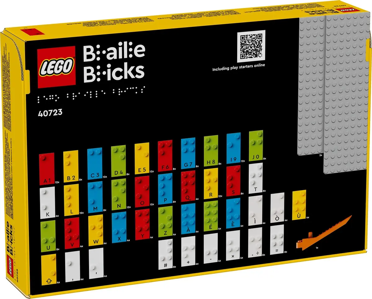LEGO Miscellaneous 40723 Play with Braille - Italian Alphabet set, image 8