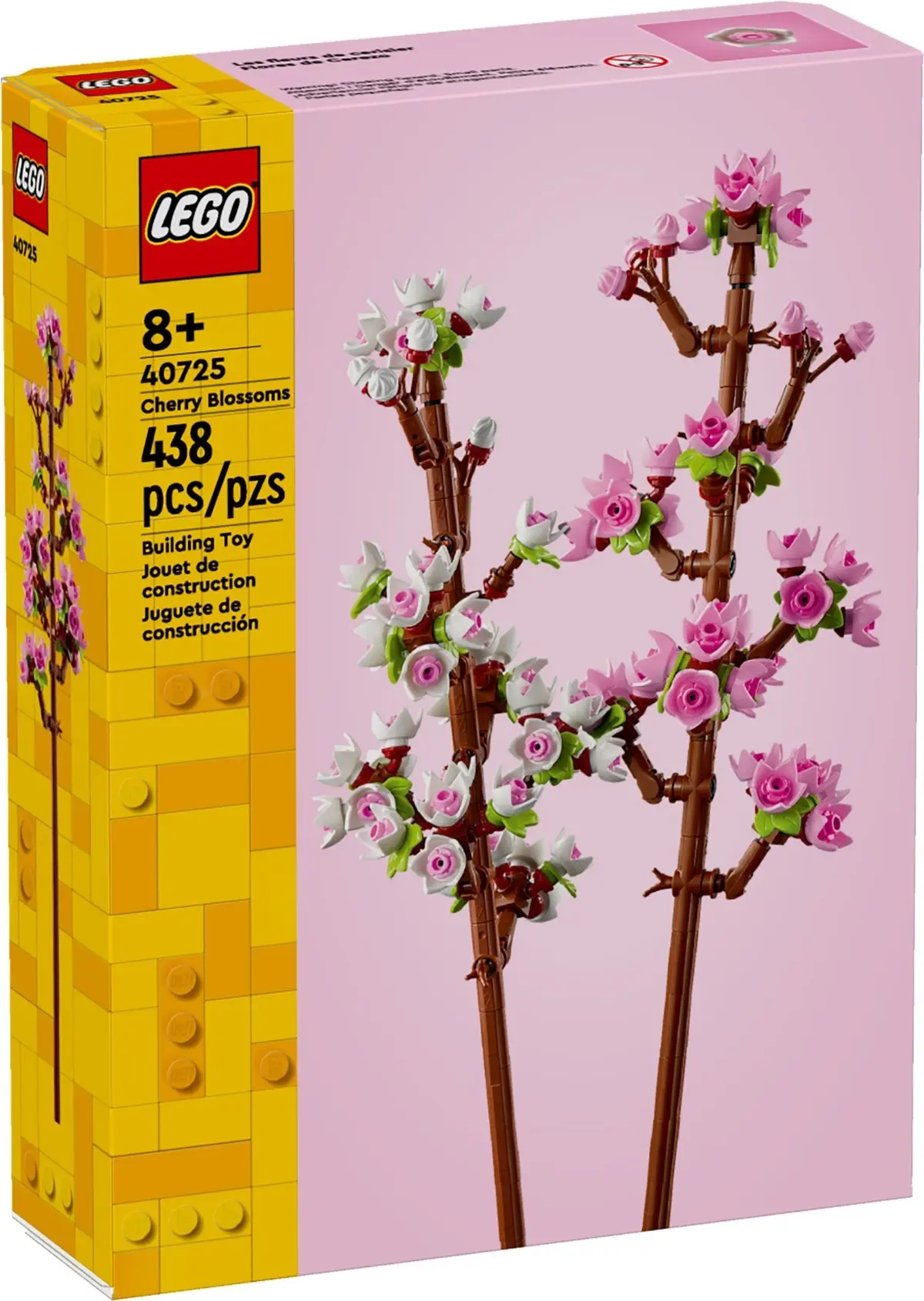 LEGO Botanicals 40725 Cherry Blossoms set, image 3