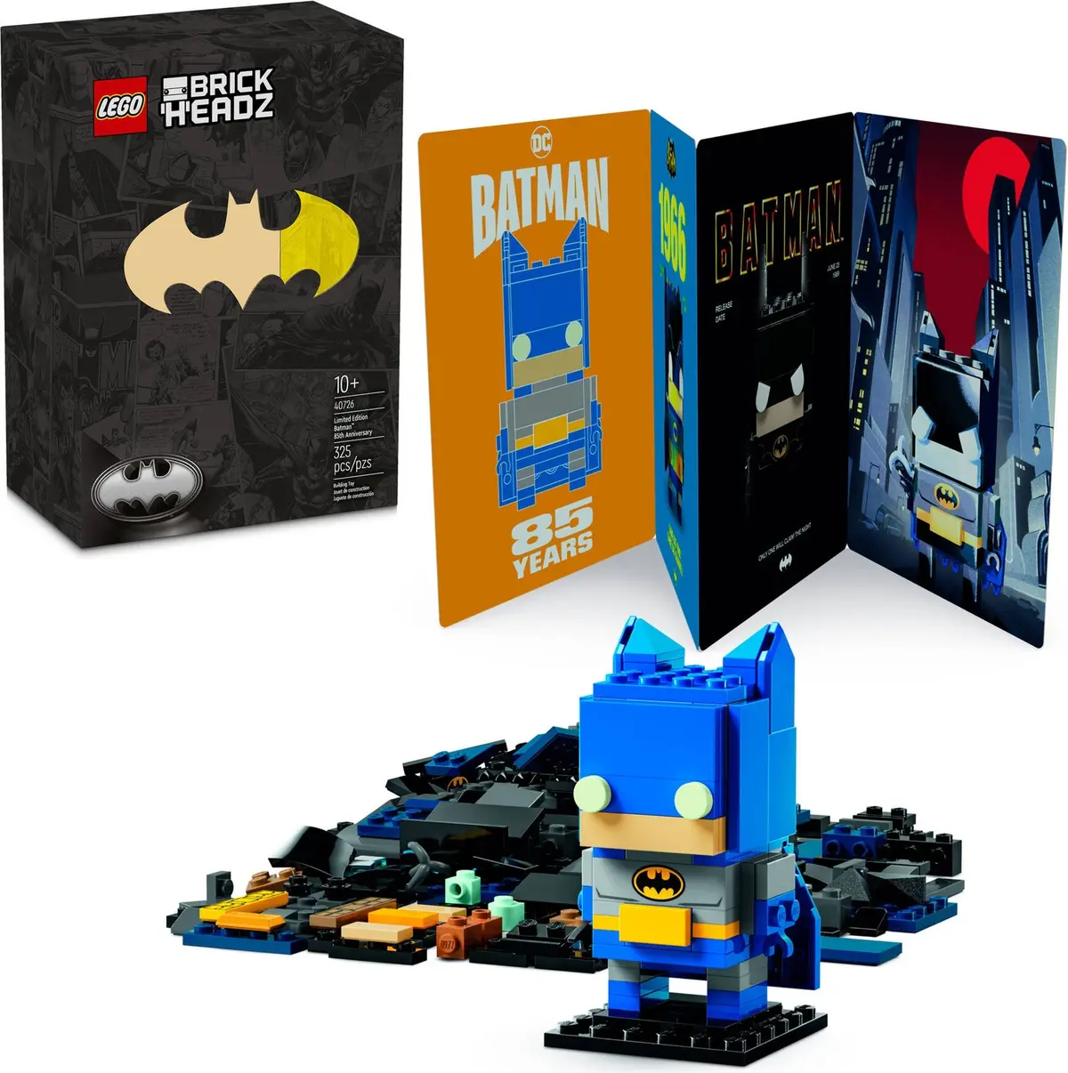 LEGO BrickHeadz 40726 Limited Edition Batman 85th Anniversary set, image 3
