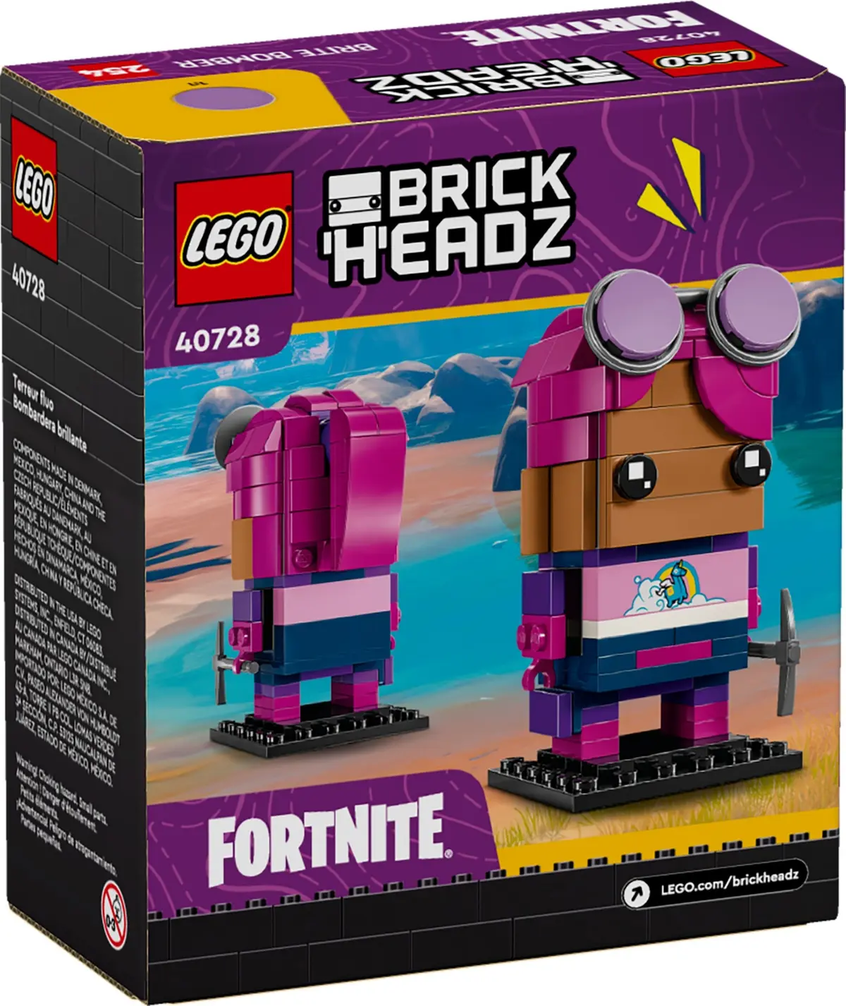 LEGO BrickHeadz 40728 Brite Bomber set, image 3
