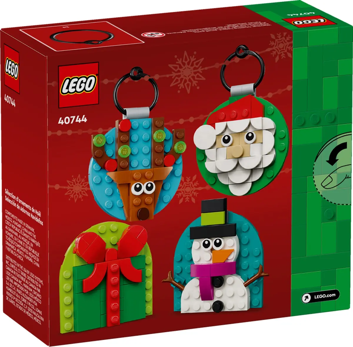 LEGO Seasonal 40744 Christmas Ornament Selection set, image 4
