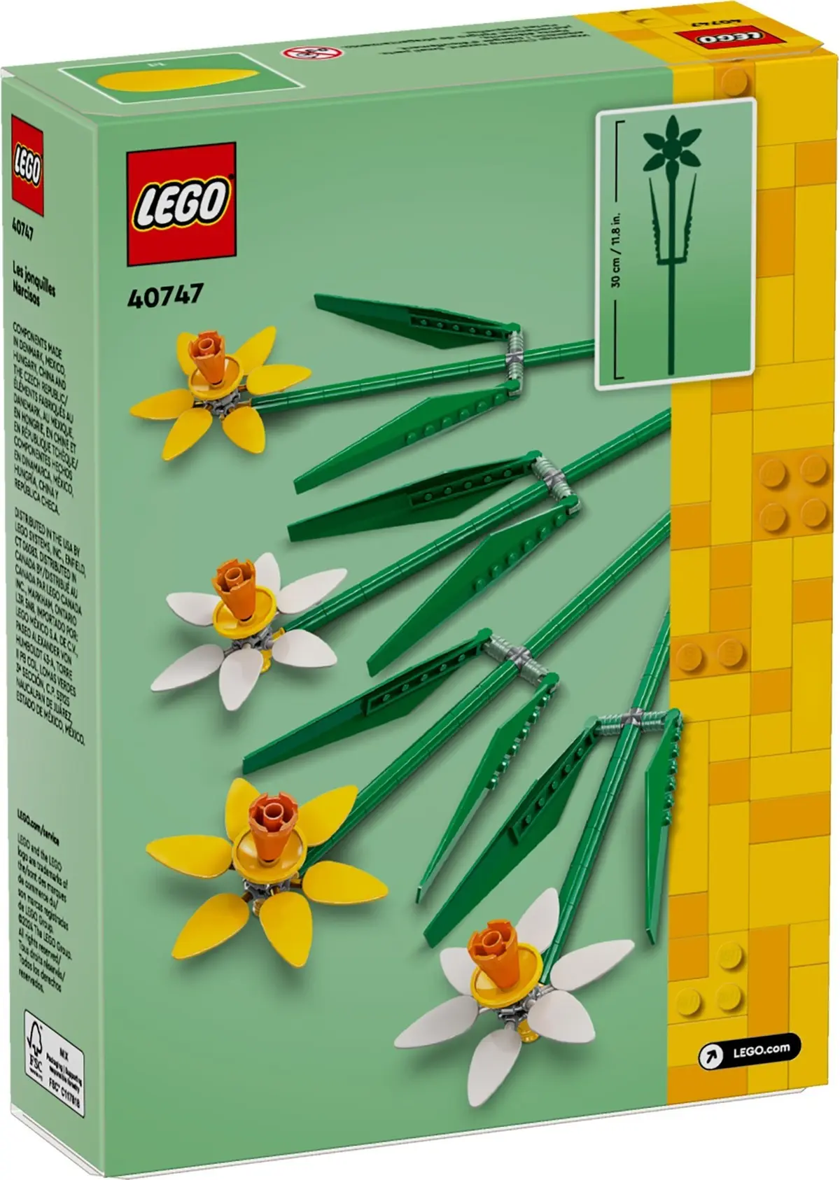 LEGO Creator 40747 Daffodils set, image 3