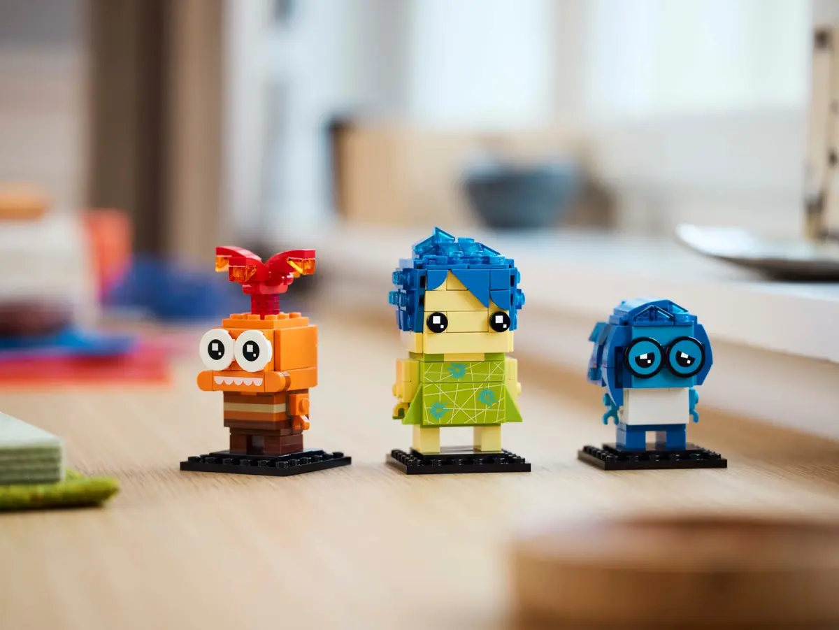 LEGO BrickHeadz 40749 Joy, Sadness & Anxiety set, image 5