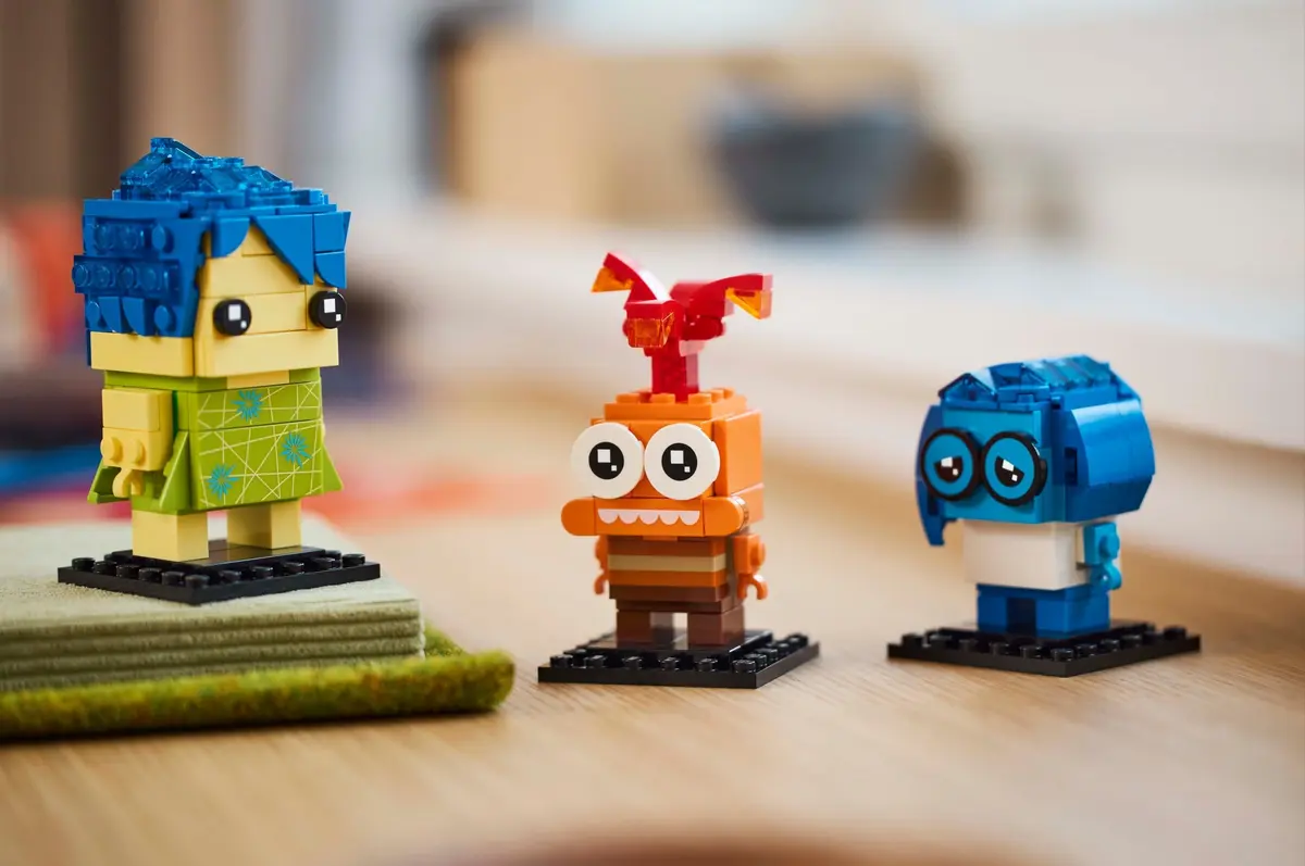 LEGO BrickHeadz 40749 Joy, Sadness & Anxiety set, image 4