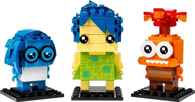 LEGO BrickHeadz 40749 Joy, Sadness & Anxiety set