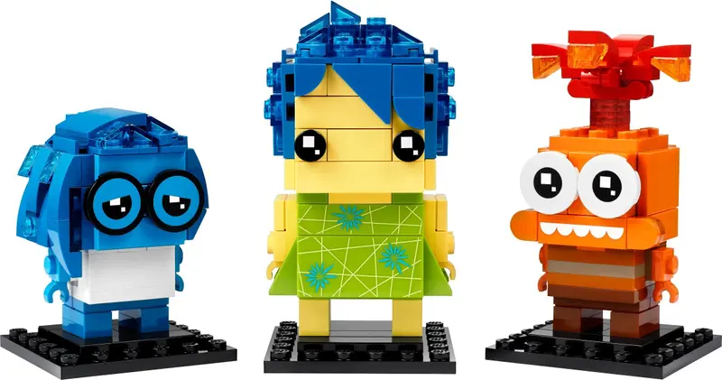 LEGO BrickHeadz 40749 Joy, Sadness & Anxiety set