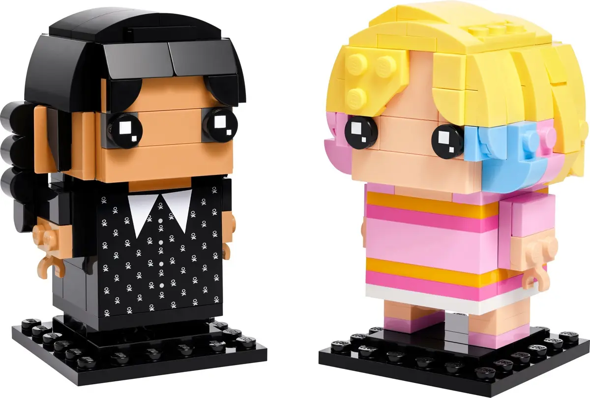 LEGO BrickHeadz 40750 Wednesday & Enid set