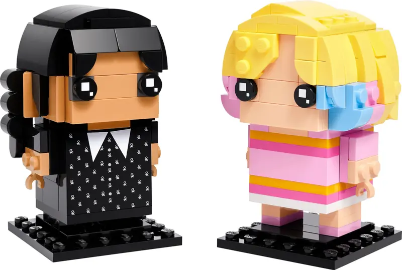 LEGO BrickHeadz 40750 Wednesday & Enid set