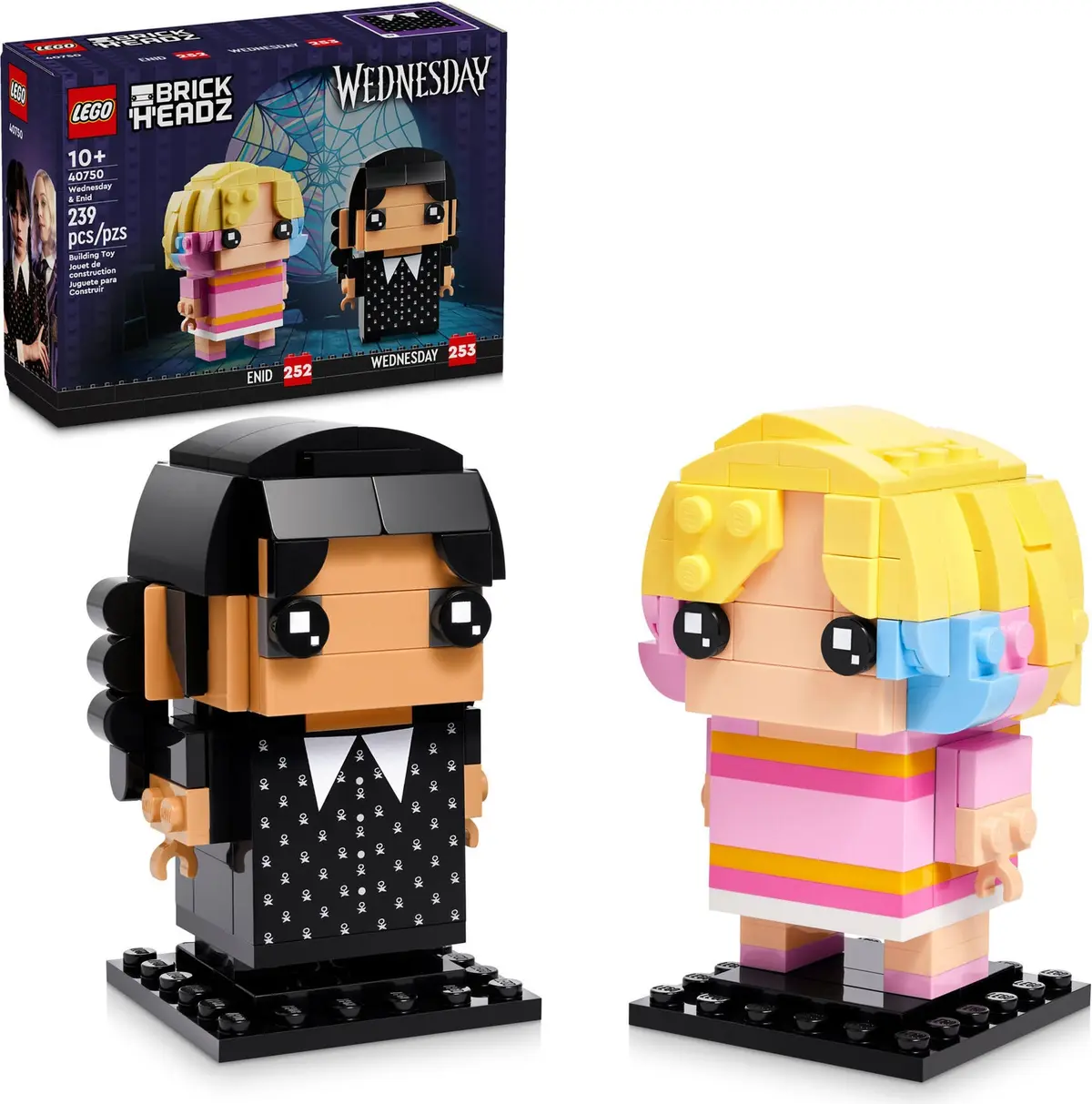 LEGO BrickHeadz 40750 Wednesday & Enid set, image 3