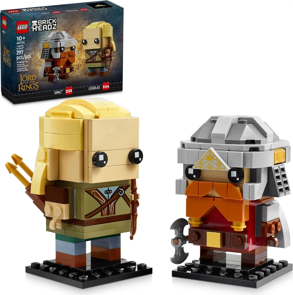 LEGO BrickHeadz 40751 Legolas & Gimli set, image 4