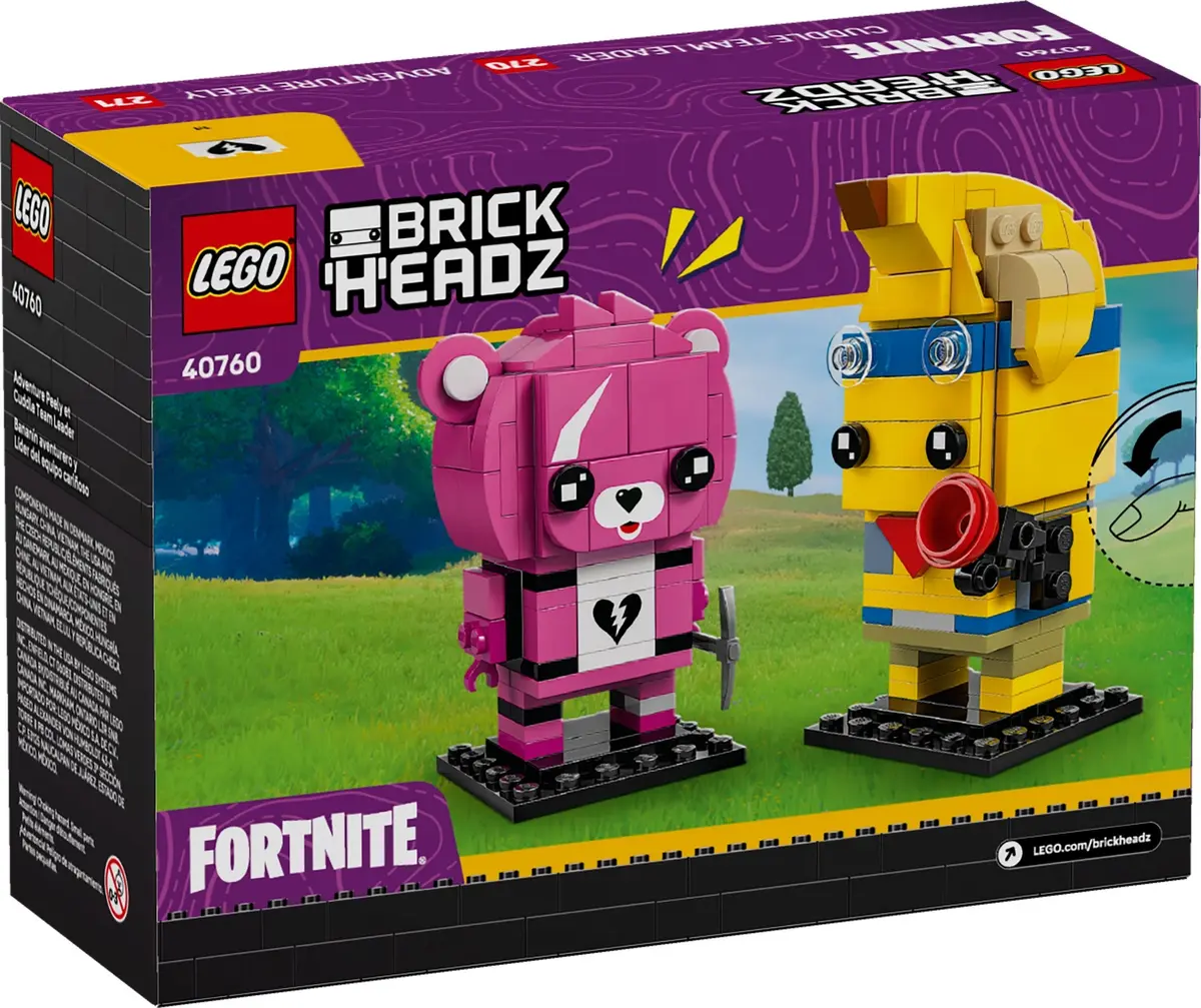 LEGO BrickHeadz 40760 Adventure Peely & Cuddle Team Leader set, image 3