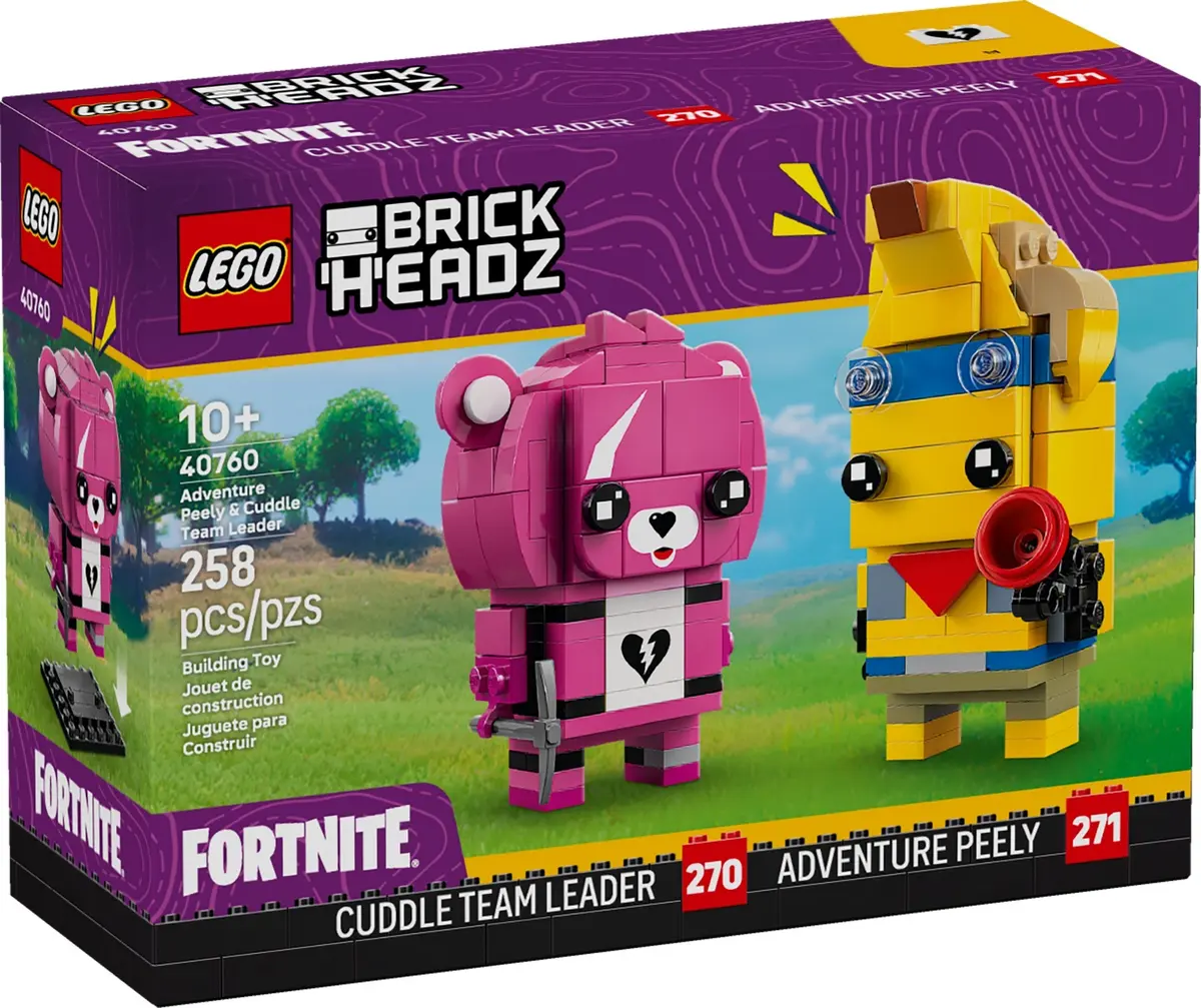LEGO BrickHeadz 40760 Adventure Peely & Cuddle Team Leader set, image 2