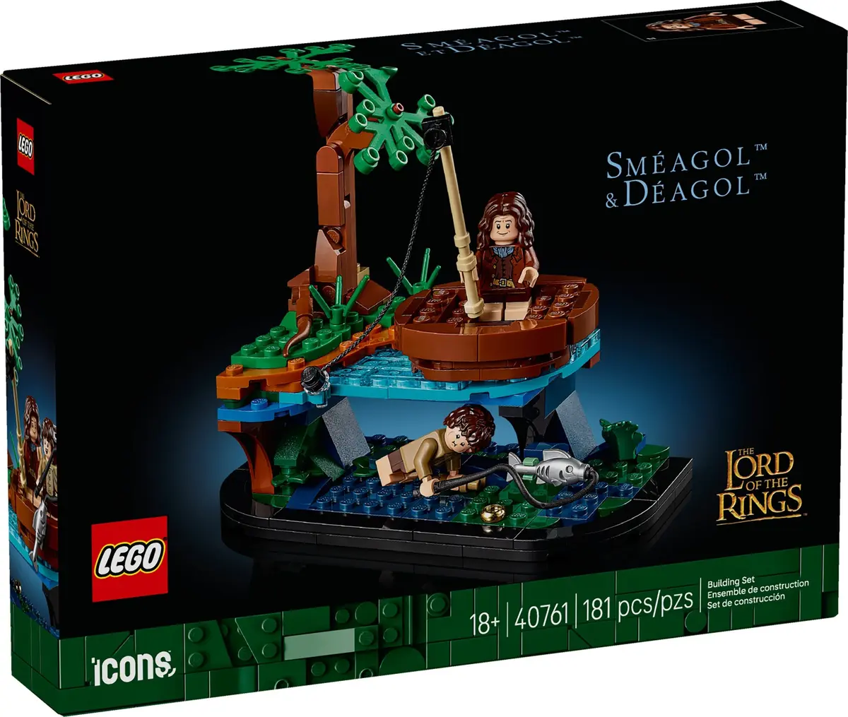 LEGO Icons 40761 The Lord of the Rings: Sméagol & Déagol set, image 2