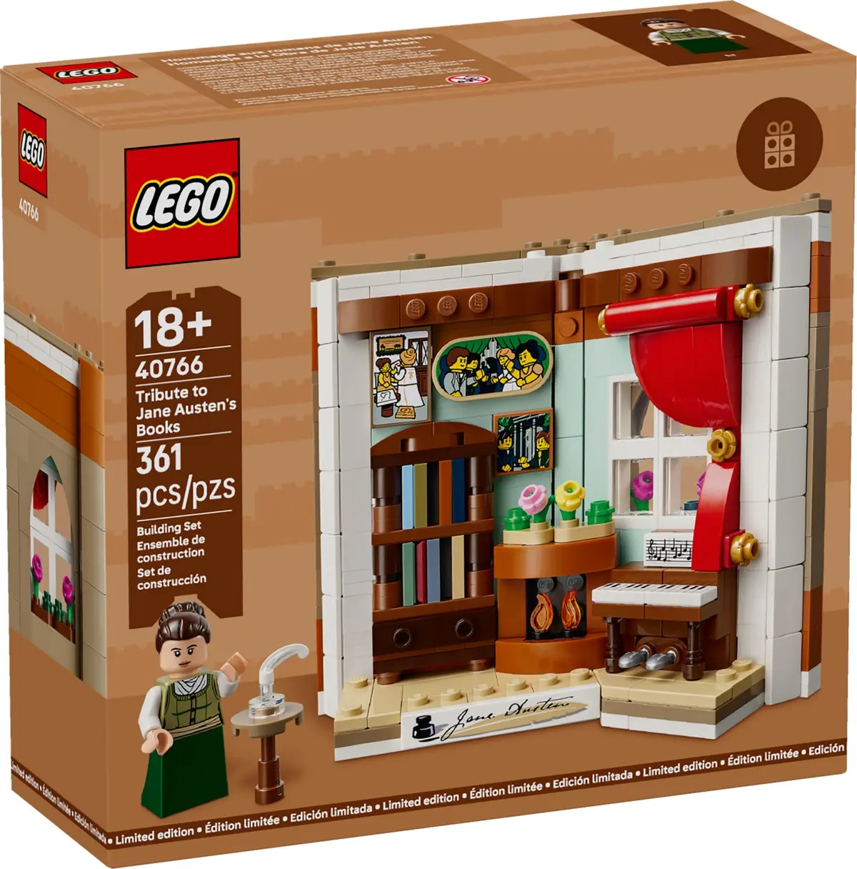 LEGO Promotional 40766 Tribute to Jane Austen's Books set, image 2