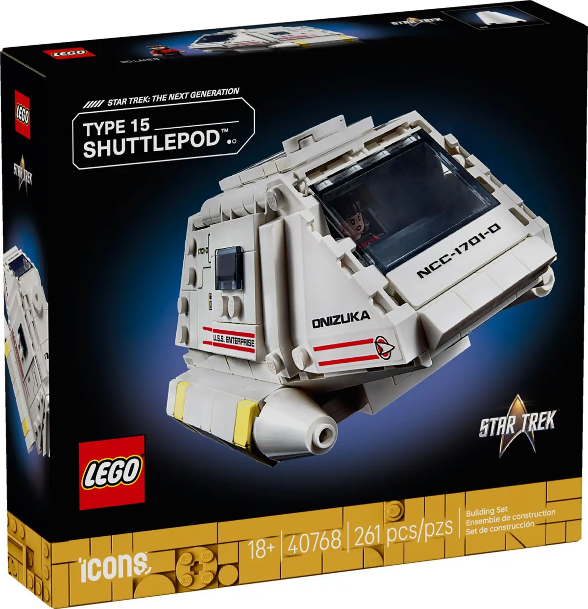 LEGO Icons 40768 Star Trek: Type-15 Shuttlepod set, image 3