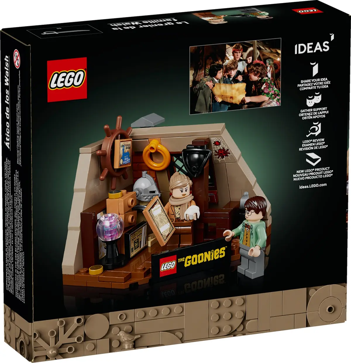 LEGO Ideas 40773 The Goonies: The Walshes' Attic set, image 4