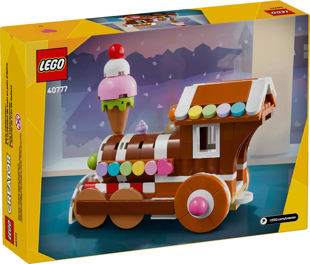 LEGO Creator 40777 Celebration Series: Gingerbread Train Ornament set, image 3