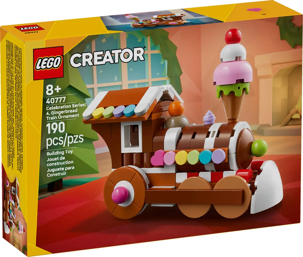 LEGO Creator 40777 Celebration Series: Gingerbread Train Ornament set, image 2