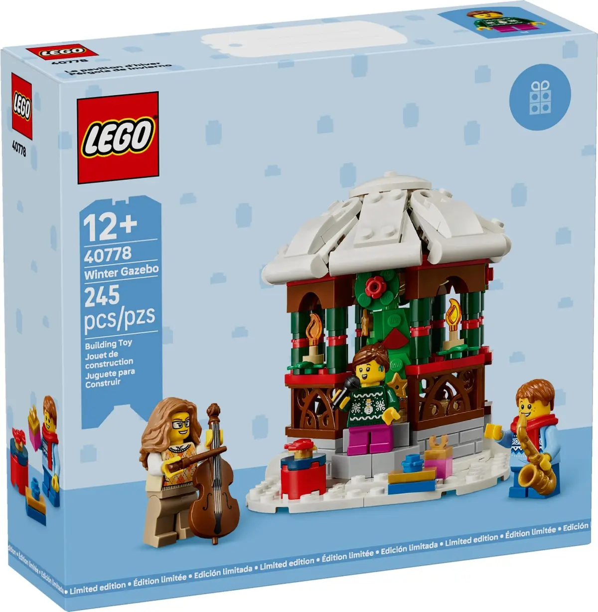 LEGO Promotional 40778 Winter Gazebo set, image 2