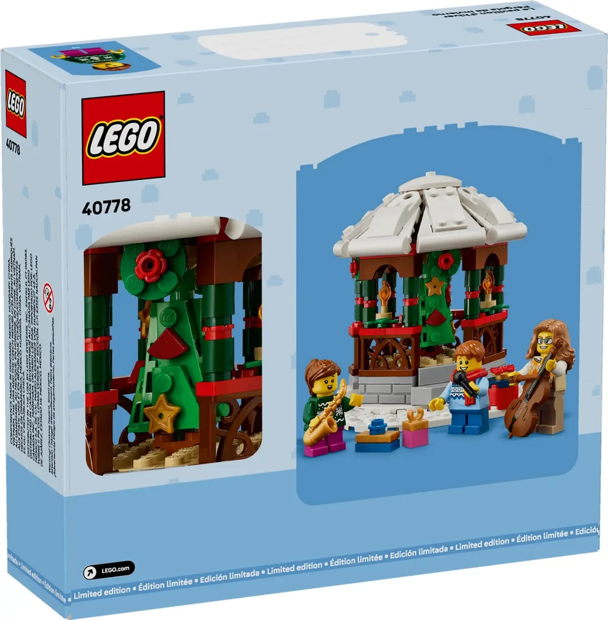 LEGO Promotional 40778 Winter Gazebo set, image 3