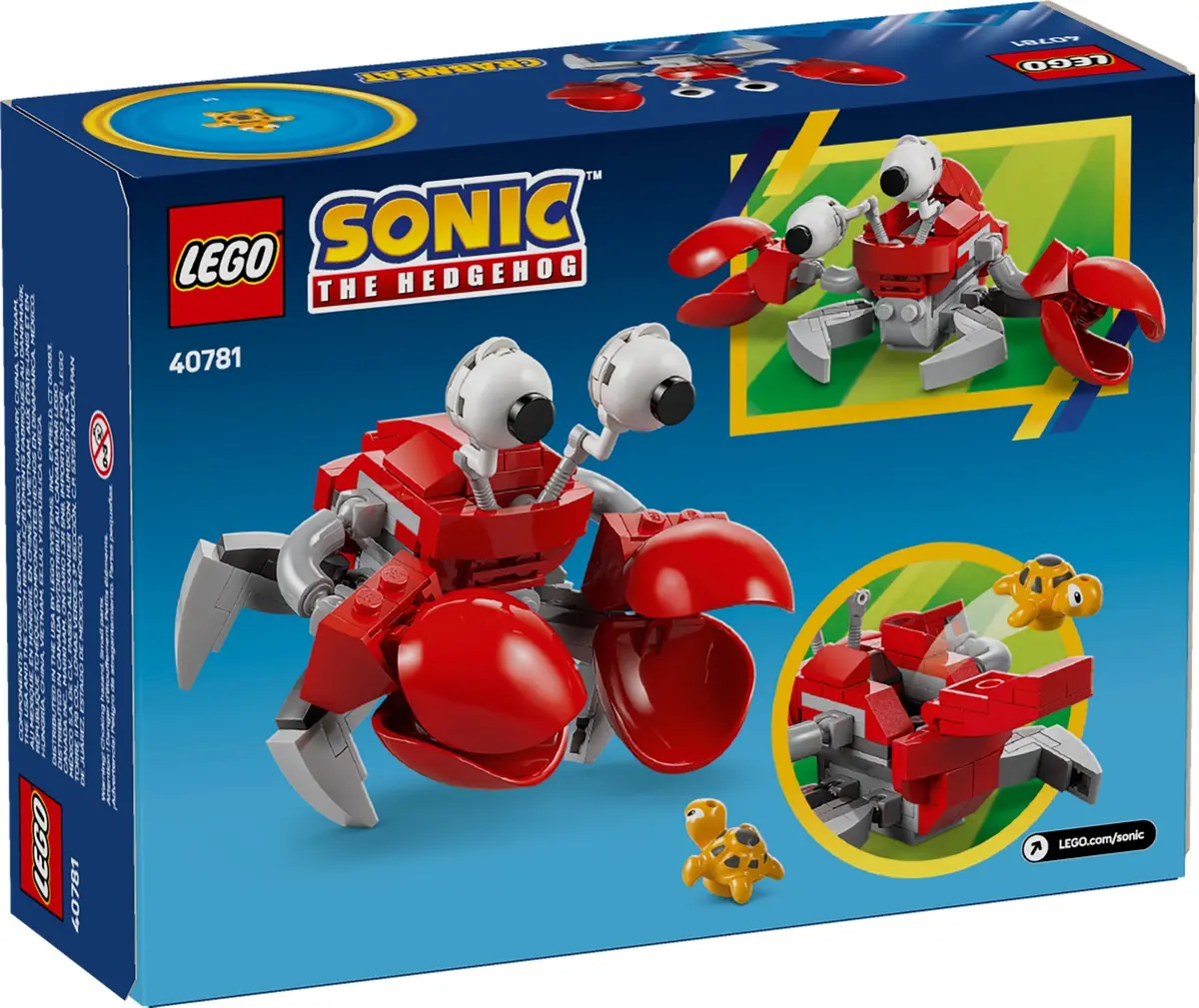 LEGO Sonic the Hedgehog 40781 Badnik: Crabmeat set, image 3