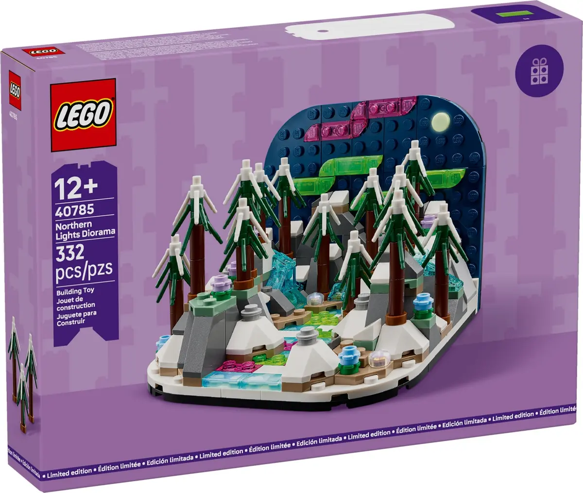 LEGO Promotional 40785 Northern Lights Diorama set, image 2
