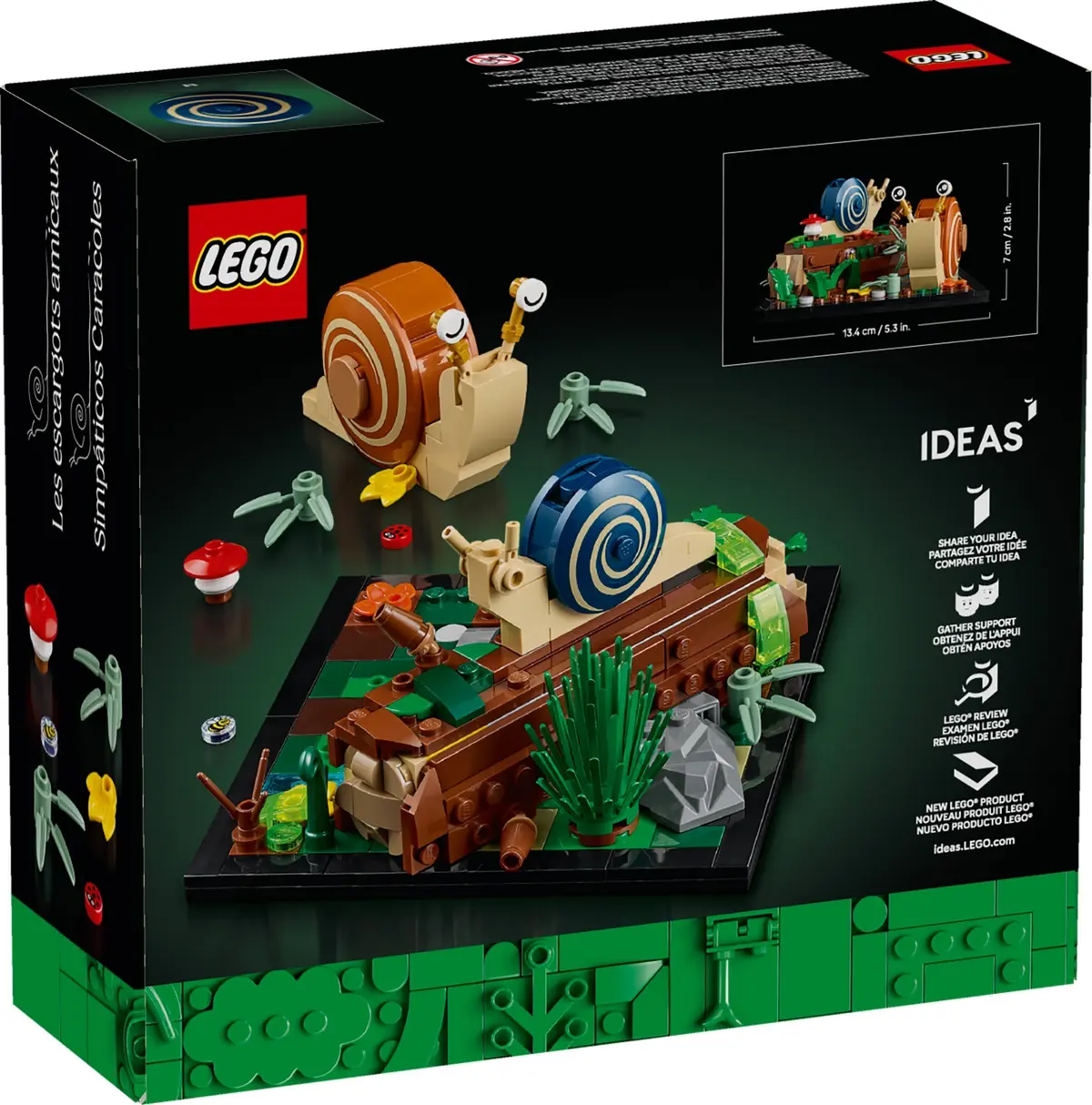 LEGO Ideas 40788 Friendly Snails set, image 3