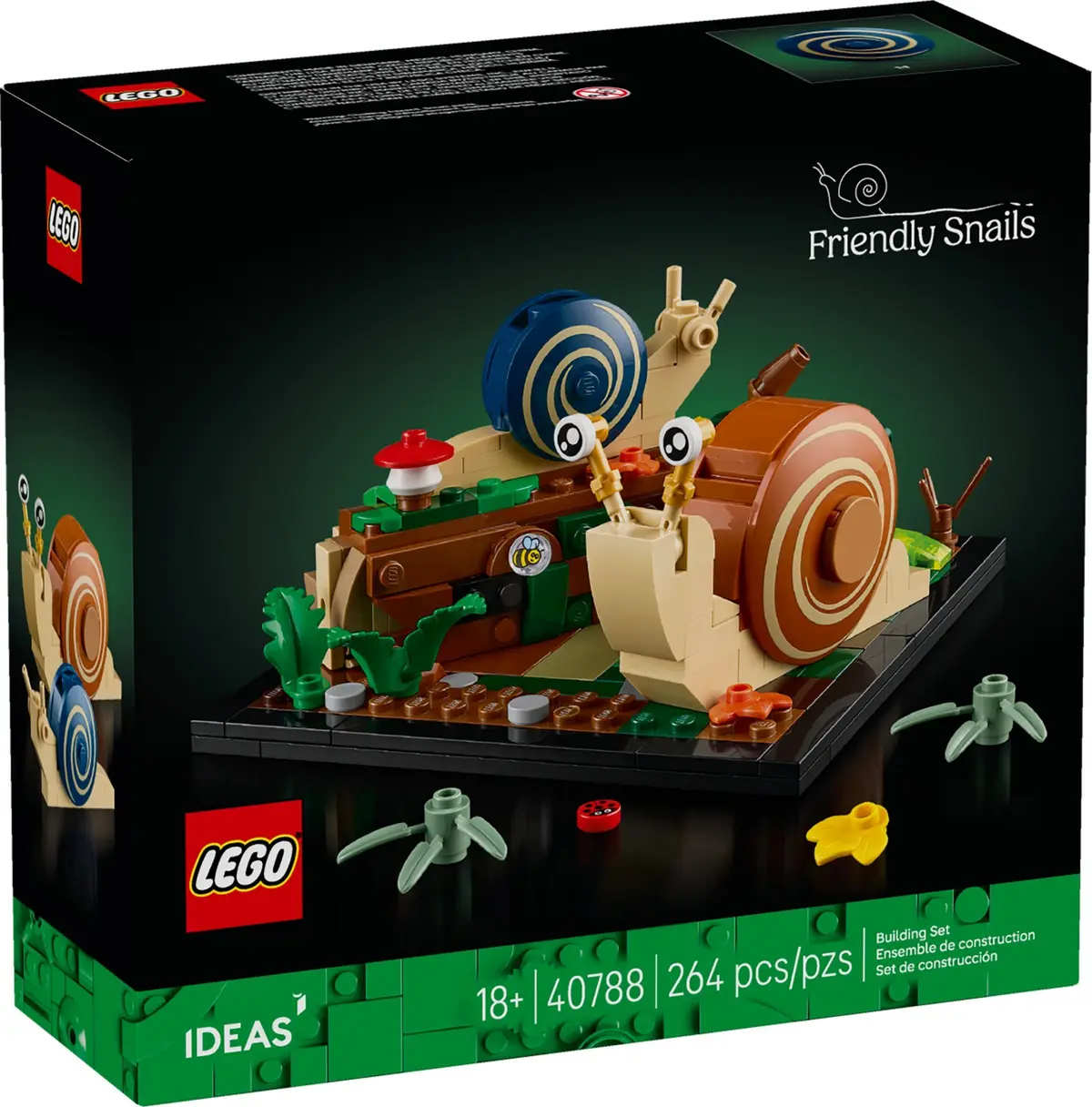 LEGO Ideas 40788 Friendly Snails set, image 2